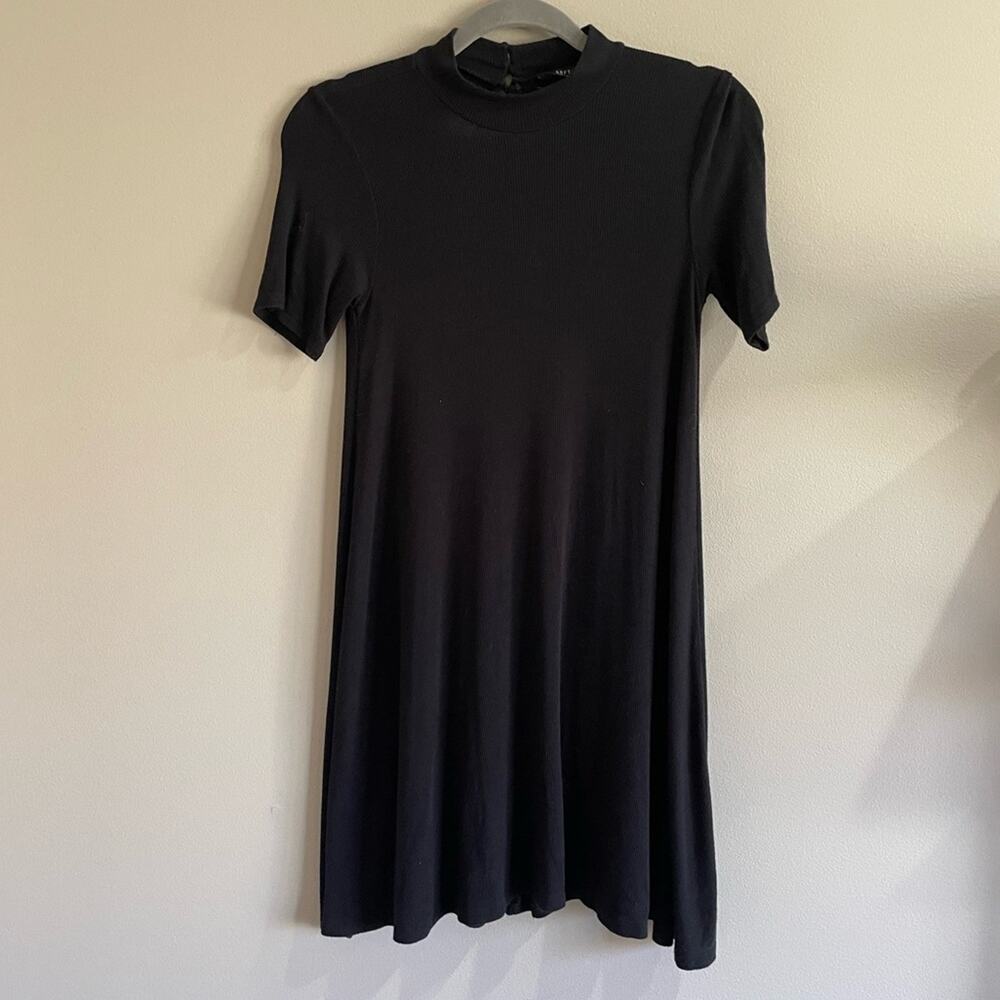 American Eagle Black Open Back Dress